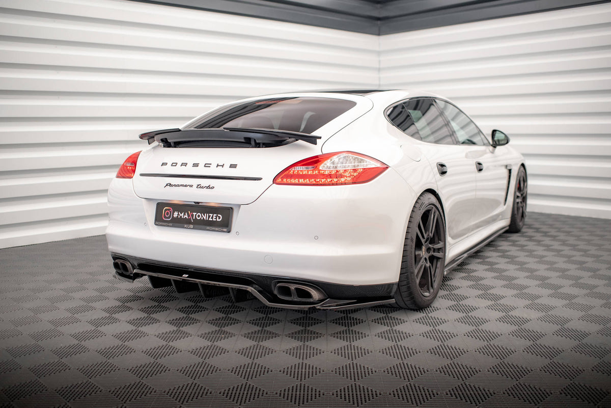 Maxton Design - Mittlerer Cup Diffusor DTM Look Heck Ansatz für Porsche Panamera Turbo 970 - Aerowerk.