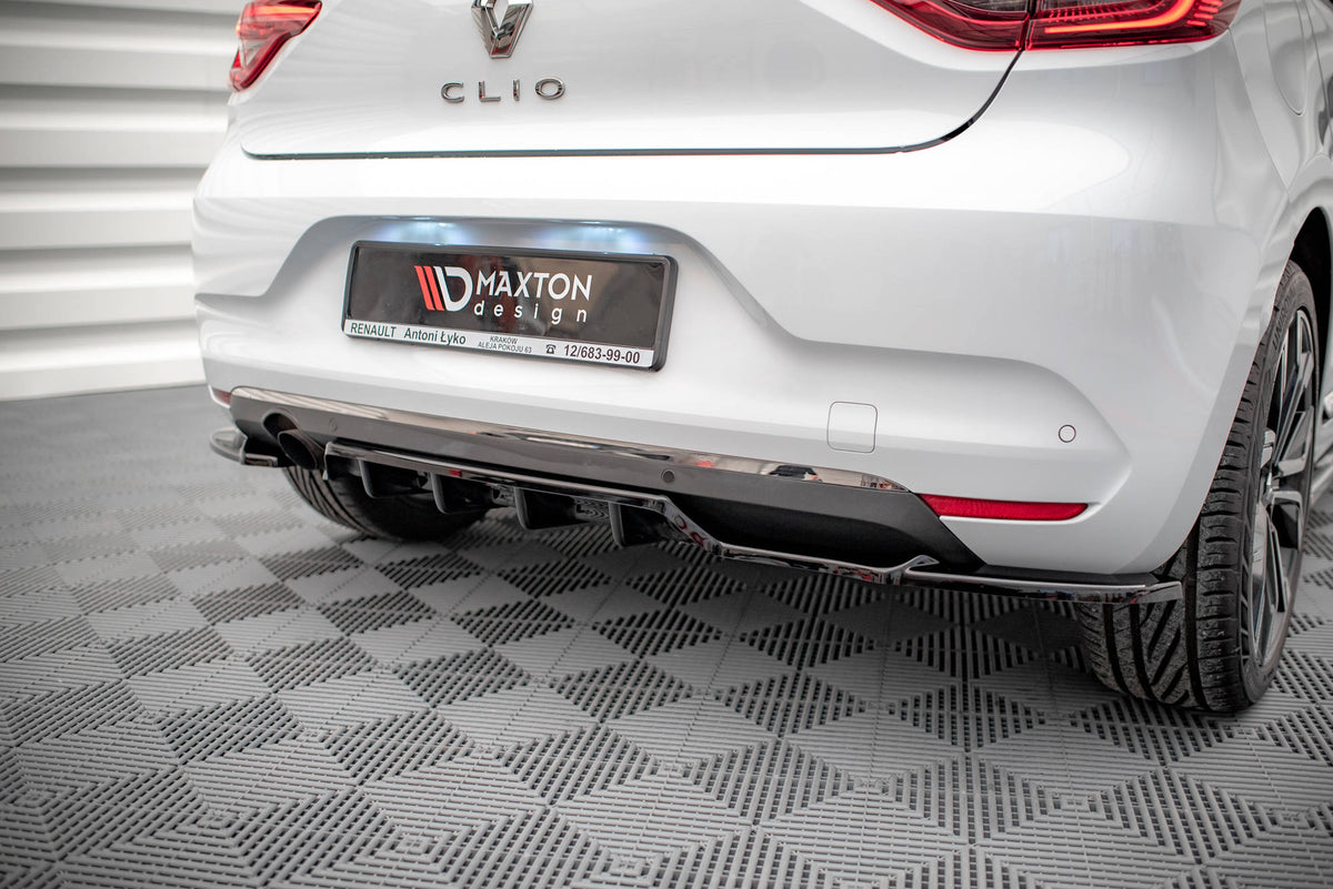 Maxton Design - Mittlerer Cup Diffusor DTM Look Heck Ansatz für Renault Clio Mk5 - Aerowerk.