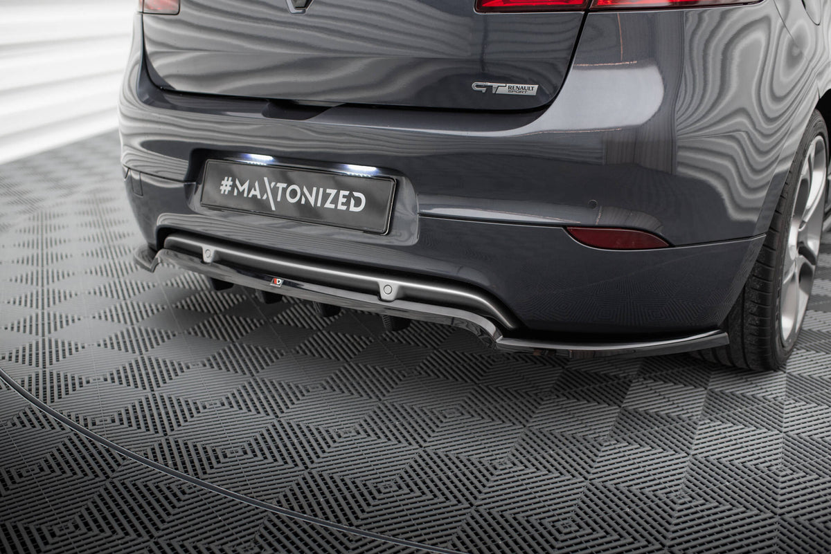 Maxton Design - Mittlerer Cup Diffusor DTM Look Heck Ansatz für Renault Megane GT MK3 Facelift - Aerowerk.