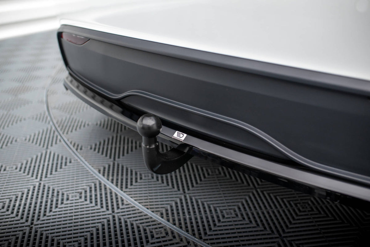 Maxton Design - Mittlerer Cup Diffusor DTM Look Heck Ansatz für Tesla Model X Mk1 Facelift - Aerowerk.