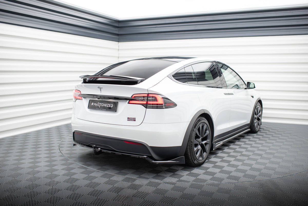 Maxton Design - Mittlerer Cup Diffusor DTM Look Heck Ansatz für Tesla Model X Mk1 Facelift - Aerowerk.
