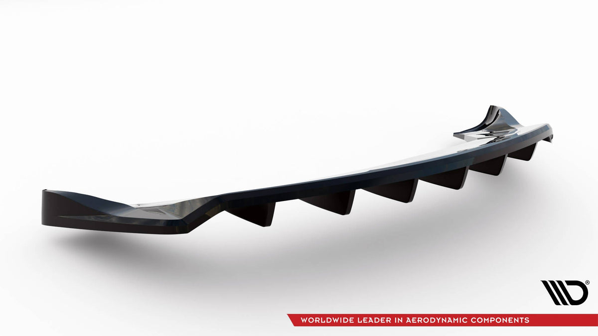 Maxton Design - Mittlerer Cup Diffusor DTM Look Heck Ansatz für Tesla Model X Mk1 Facelift - Aerowerk.