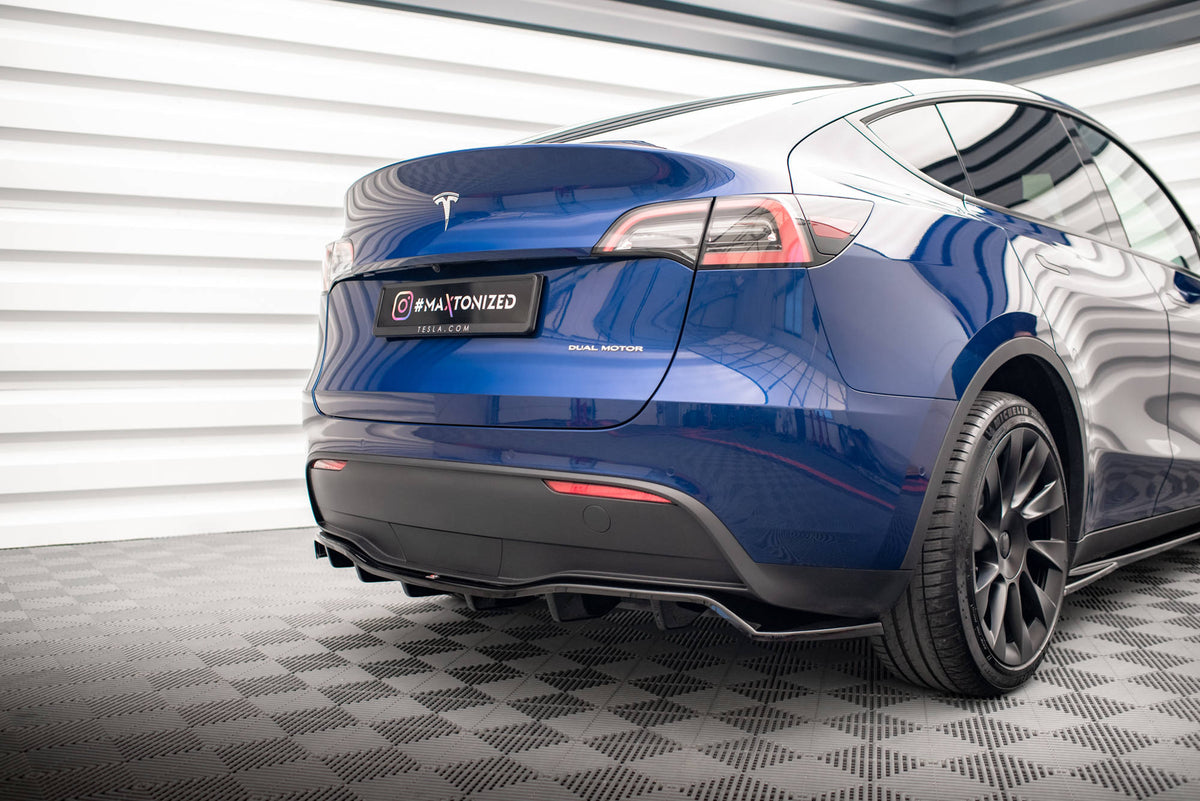 Maxton Design - Mittlerer Cup Diffusor DTM Look Heck Ansatz für Tesla Model Y - Aerowerk.