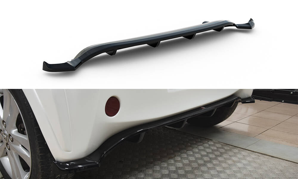 Maxton Design - Mittlerer Cup Diffusor DTM Look Heck Ansatz für Toyota IQ - Aerowerk.