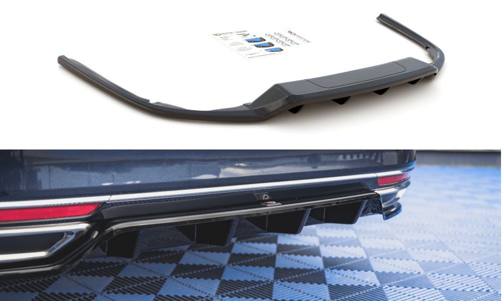 Maxton Design - Mittlerer Cup Diffusor DTM Look Heck Ansatz für VW Passat B8 - Aerowerk.