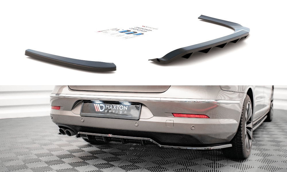 Maxton Design - Mittlerer Cup Diffusor DTM Look Heck Ansatz für VW Passat CC - Aerowerk.