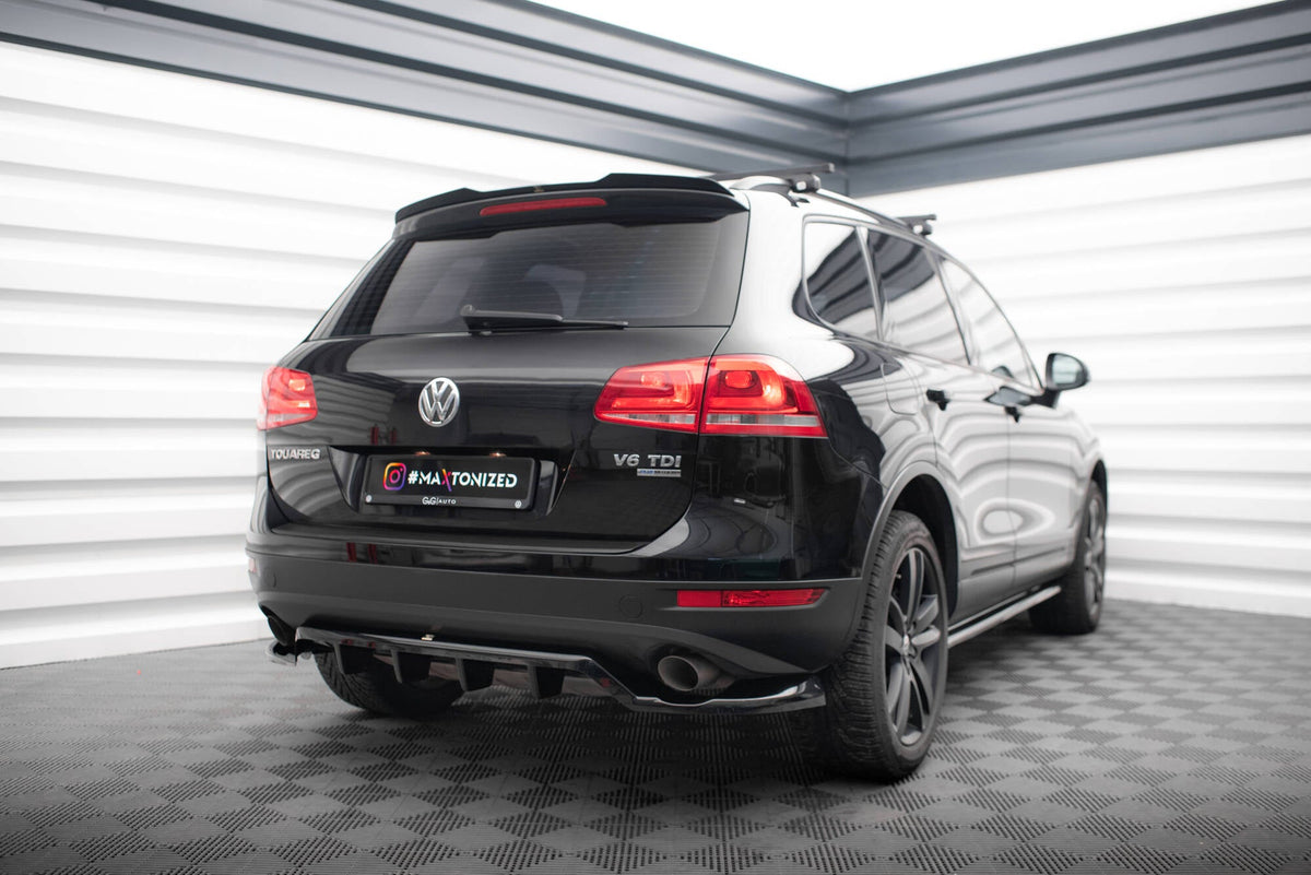 Maxton Design - Mittlerer Cup Diffusor DTM Look Heck Ansatz für VW Touareg Mk2 - Aerowerk.