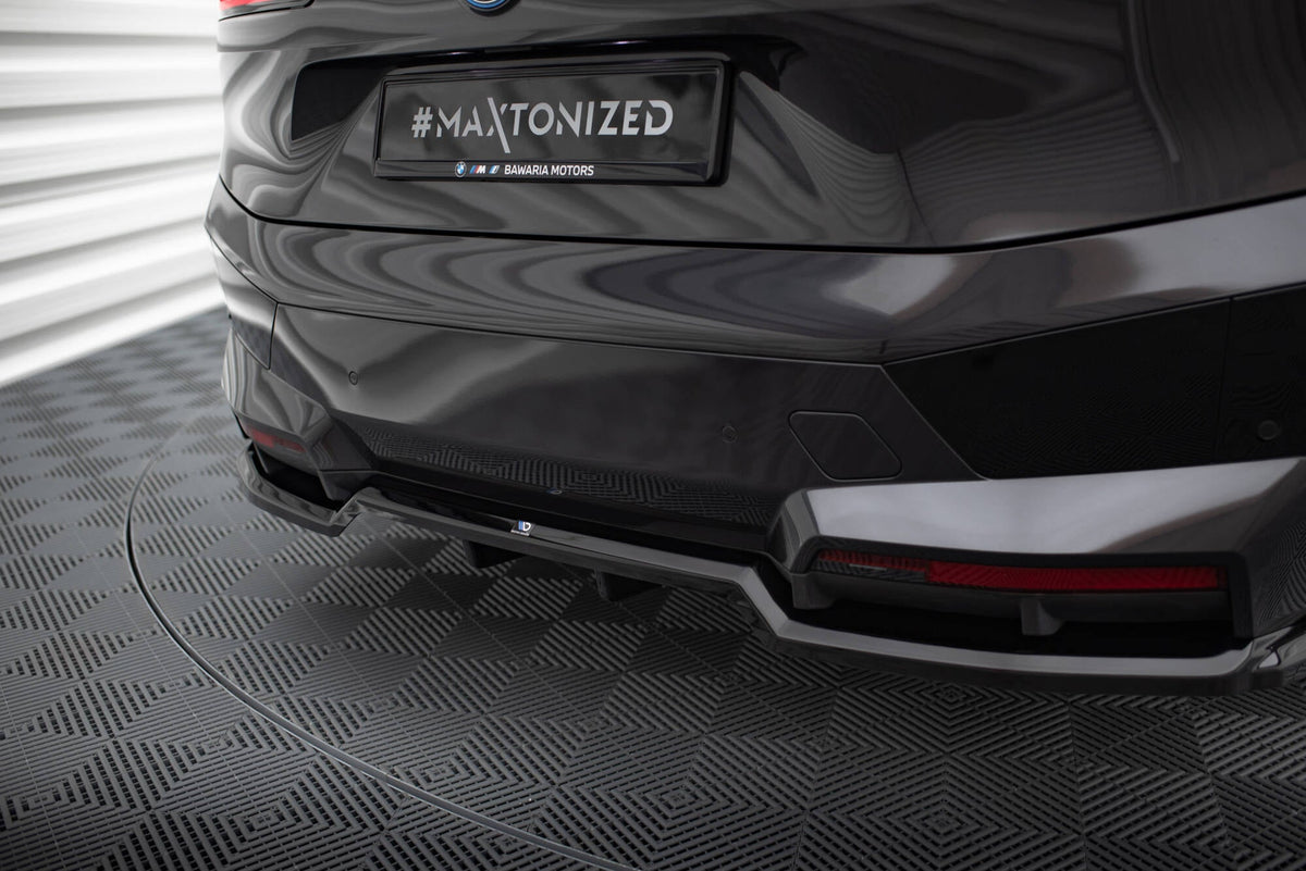 Maxton Design - Mittlerer Cup Diffusor Heckansatz für BMW iX M - Paket i20 - Aerowerk.