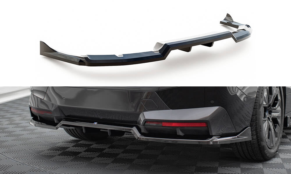 Maxton Design - Mittlerer Cup Diffusor Heckansatz für BMW iX M - Paket i20 - Aerowerk.