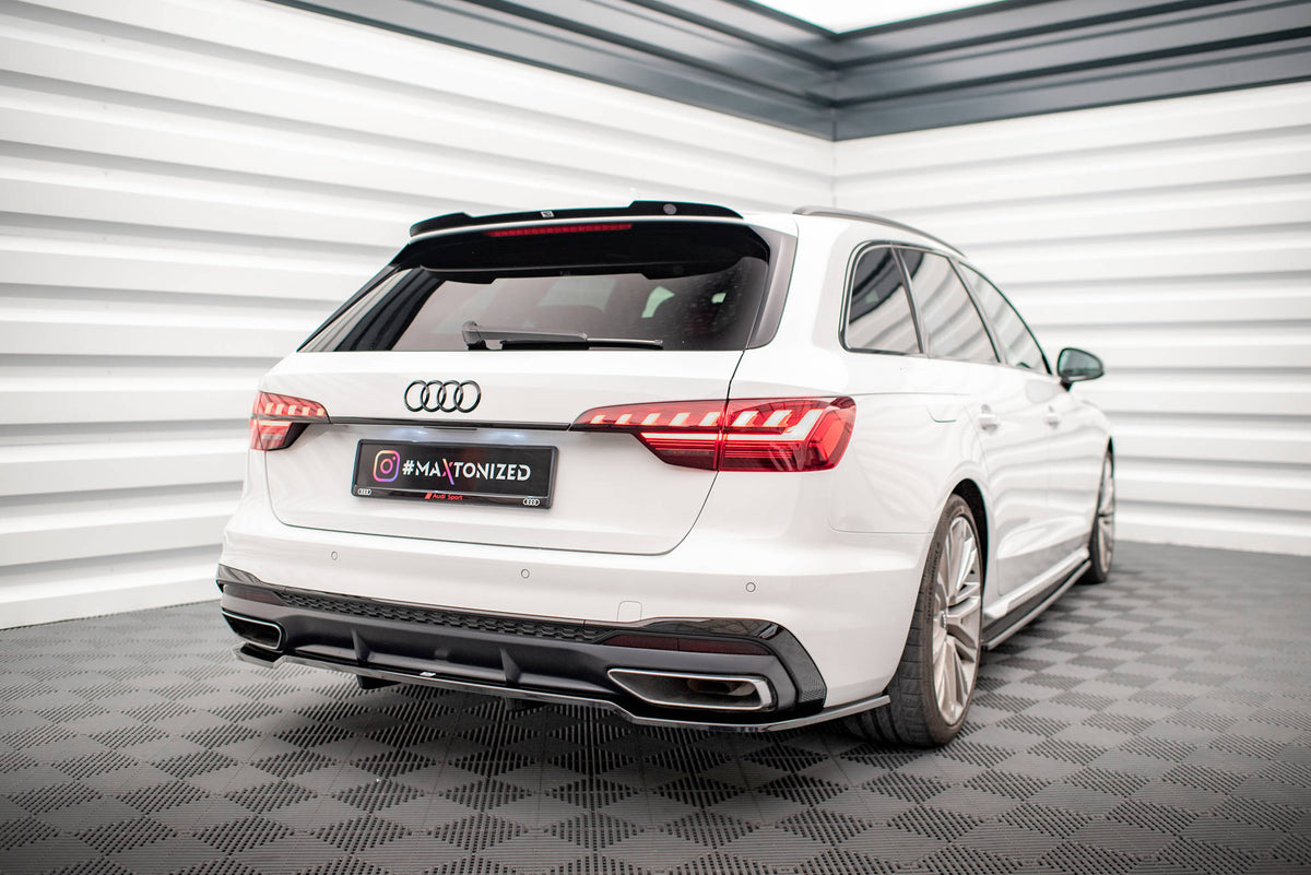 Maxton Design - Mittlerer Cup Diffusor V1 DTM Look Heck Ansatz für Audi A4 S - Line B9 Facelift - Aerowerk.