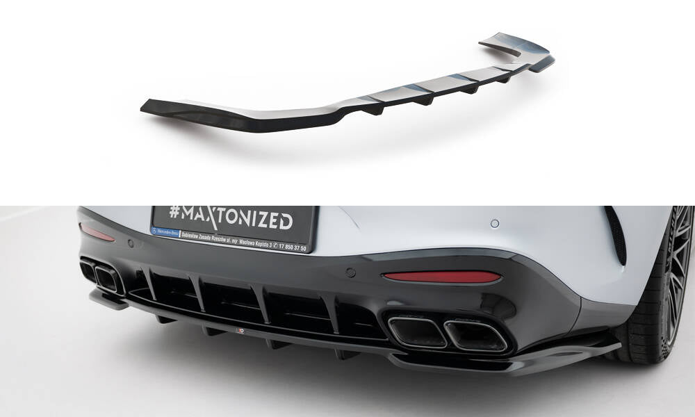 Maxton Design - Mittlerer Cup Diffusor V1 DTM Look Heck Ansatz für Mercedes - AMG GT 63 / 55 / 63 S E Performance C192 - Aerowerk.