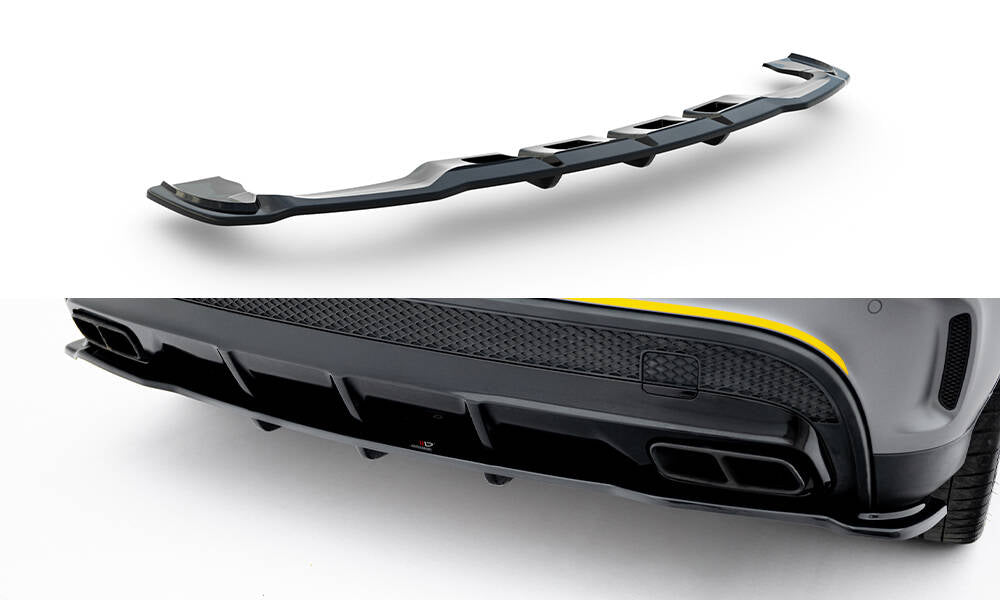 Maxton Design - Mittlerer Cup Diffusor V1 DTM Look Heck Ansatz für Mercedes - Benz GLA 45 AMG - Aerowerk.