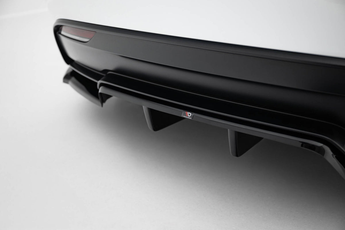 Maxton Design - Mittlerer Cup Diffusor V1 DTM Look Heck Ansatz für Tesla Model 3 Performance Mk1 Facelift - Aerowerk.