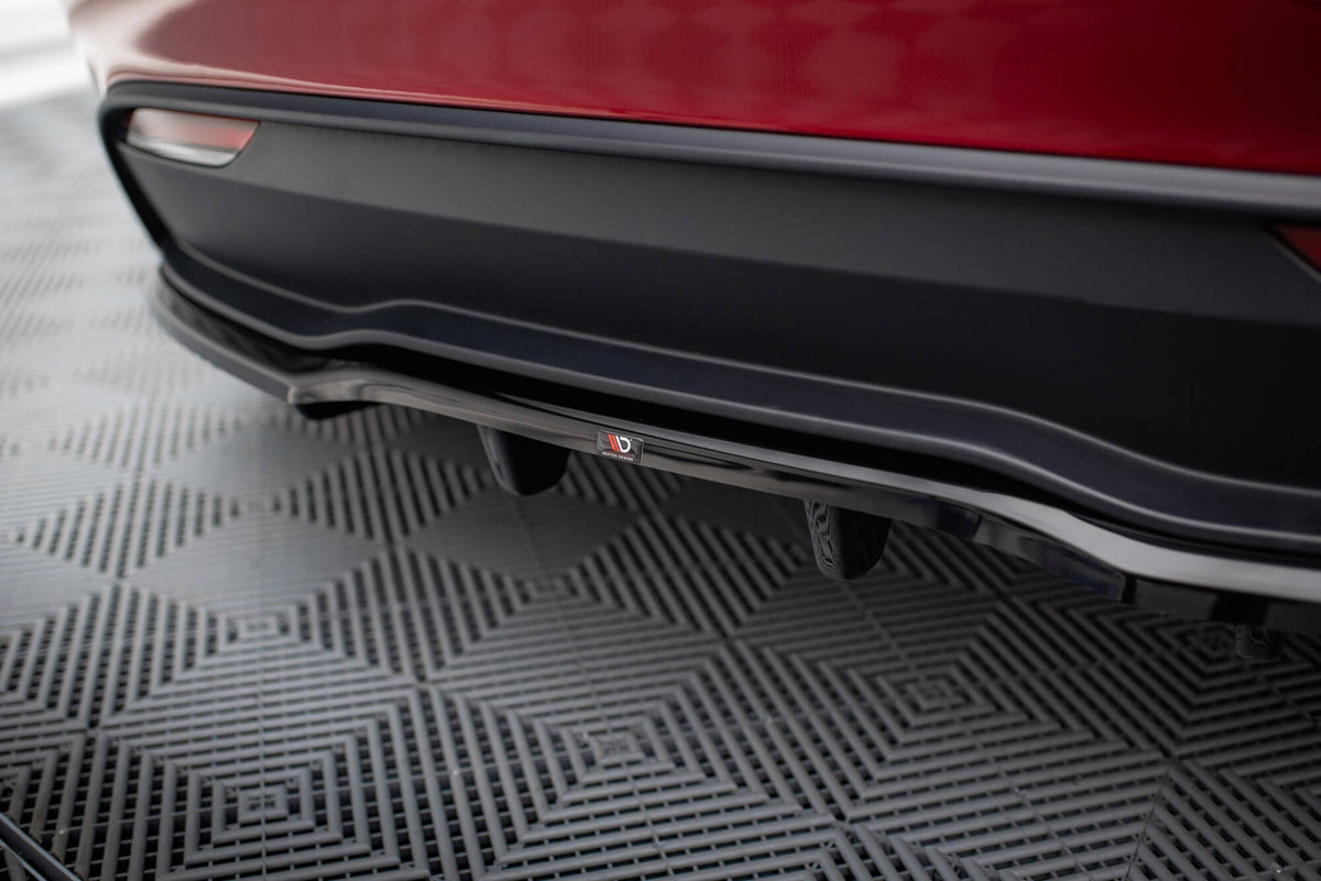 Maxton Design - Mittlerer Cup Diffusor V1 DTM Look Heck Ansatz für Tesla Model 3 Project HighlandFacelift - Aerowerk.