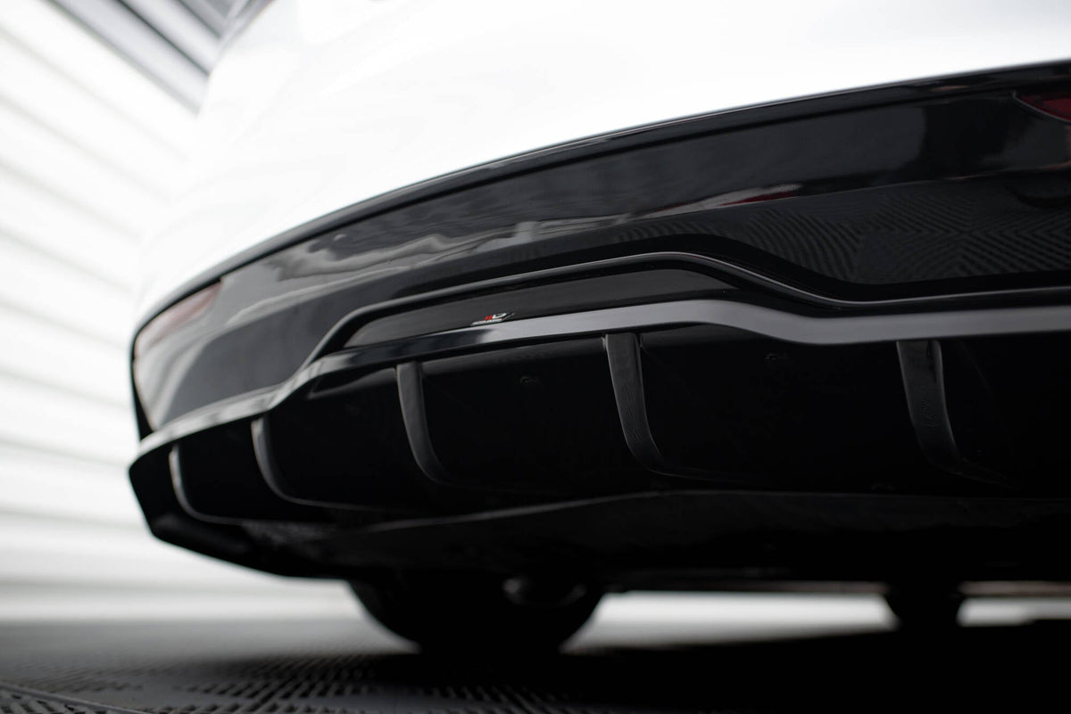 Maxton Design - Mittlerer Cup Diffusor V1 DTM Look Heck Ansatz für Tesla Model S Plaid Mk1 Facelift - Aerowerk.