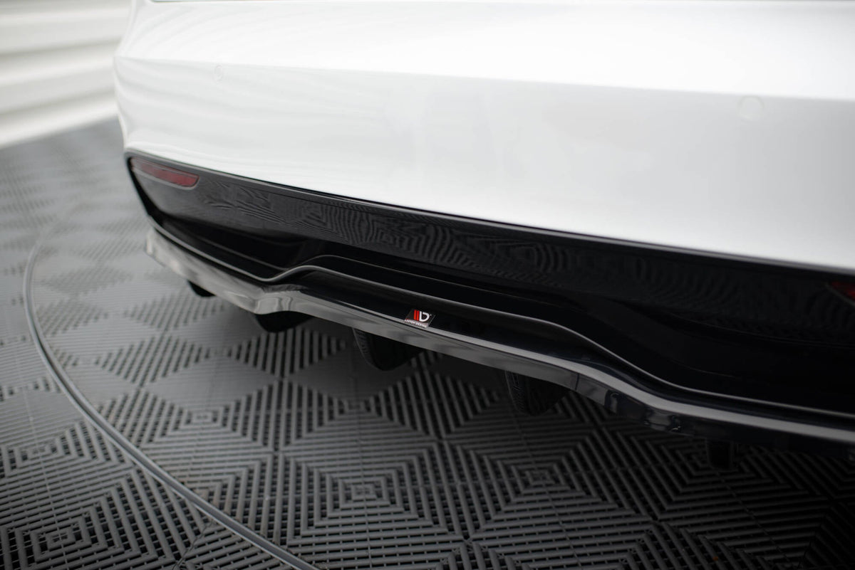 Maxton Design - Mittlerer Cup Diffusor V1 DTM Look Heck Ansatz für Tesla Model S Plaid Mk1 Facelift - Aerowerk.