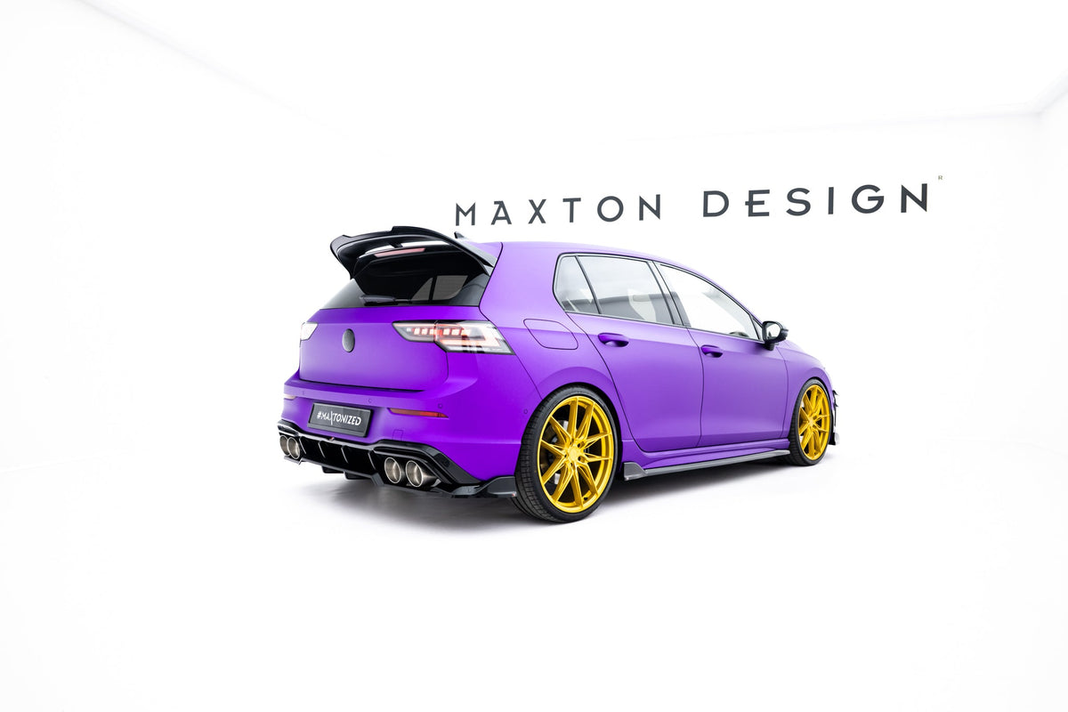 Maxton Design - Mittlerer Cup Diffusor V1 DTM Look Heck Ansatz für VW Golf R Mk8 / Mk8 Facelift - Aerowerk.