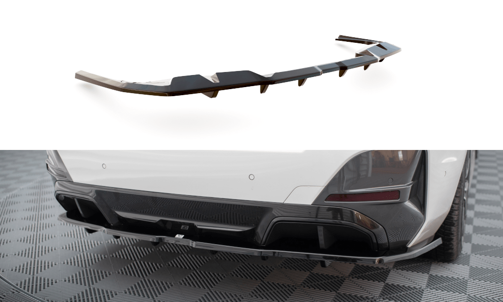 Maxton Design - Mittlerer Cup Diffusor V.1 Heckansatz für BMW i4 M - Paket G26 - Aerowerk.