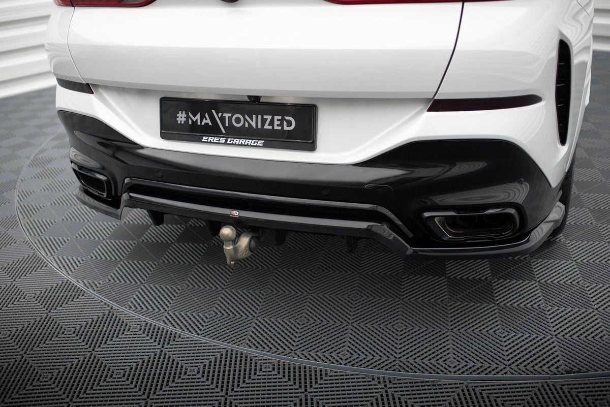 Maxton Design - Mittlerer Cup Diffusor V.1 Heckansatz für BMW X6 M - Paket G06 Facelift - Aerowerk.