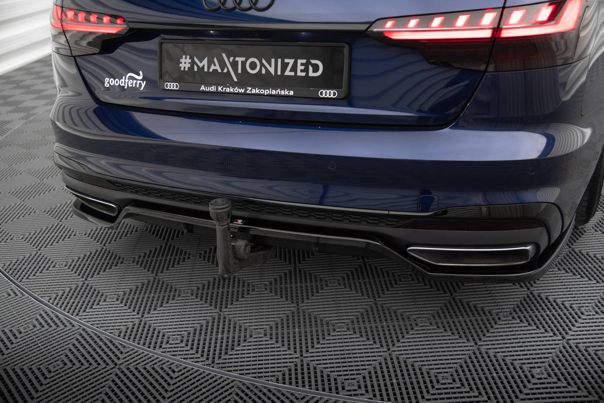 Maxton Design - Mittlerer Cup Diffusor V2 DTM Look Heck Ansatz für Audi A4 S - Line B9 Facelift - Aerowerk.