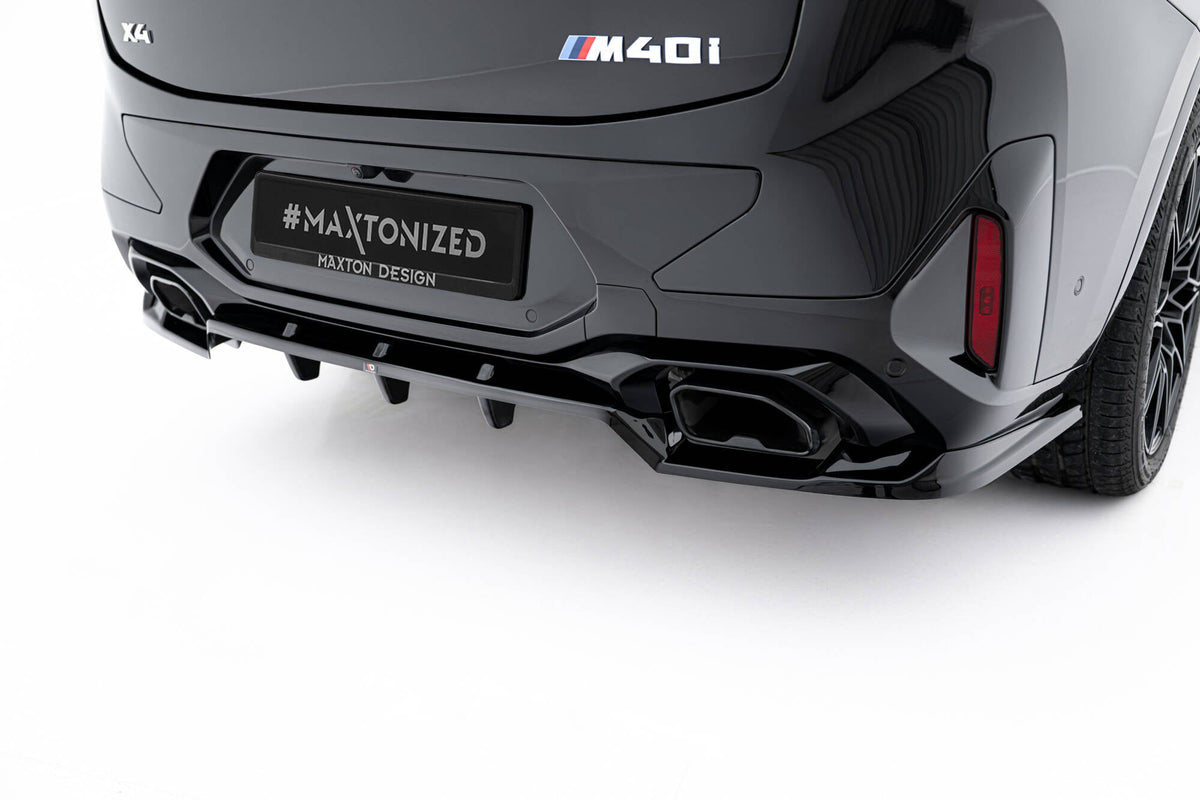 Maxton Design - Mittlerer Cup Diffusor V.2 DTM Look Heck Ansatz für BMW X4 M - Paket G02 Facelift - Aerowerk.