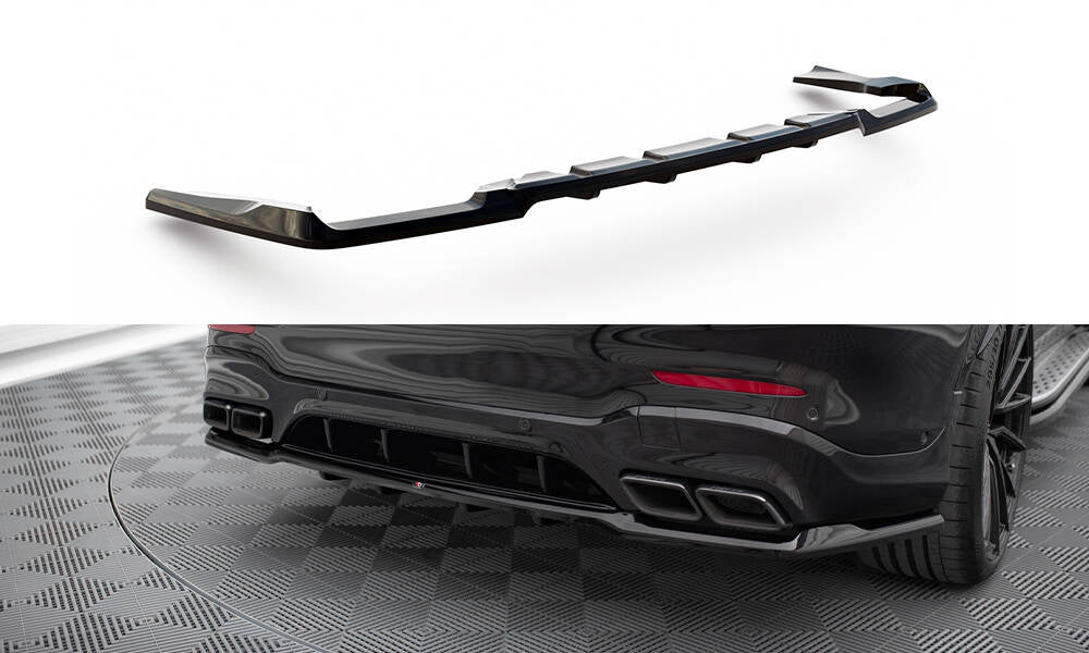 Maxton Design - Mittlerer Cup Diffusor V2 DTM Look Heck Ansatz für Mercedes - AMG GLC 63 SUV X253 - Aerowerk.