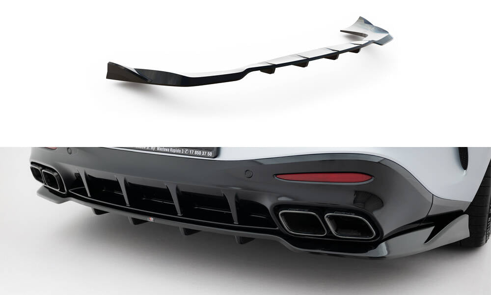 Maxton Design - Mittlerer Cup Diffusor V2 DTM Look Heck Ansatz für Mercedes - AMG GT 63 / 55 / 63 S E Performance C192 - Aerowerk.