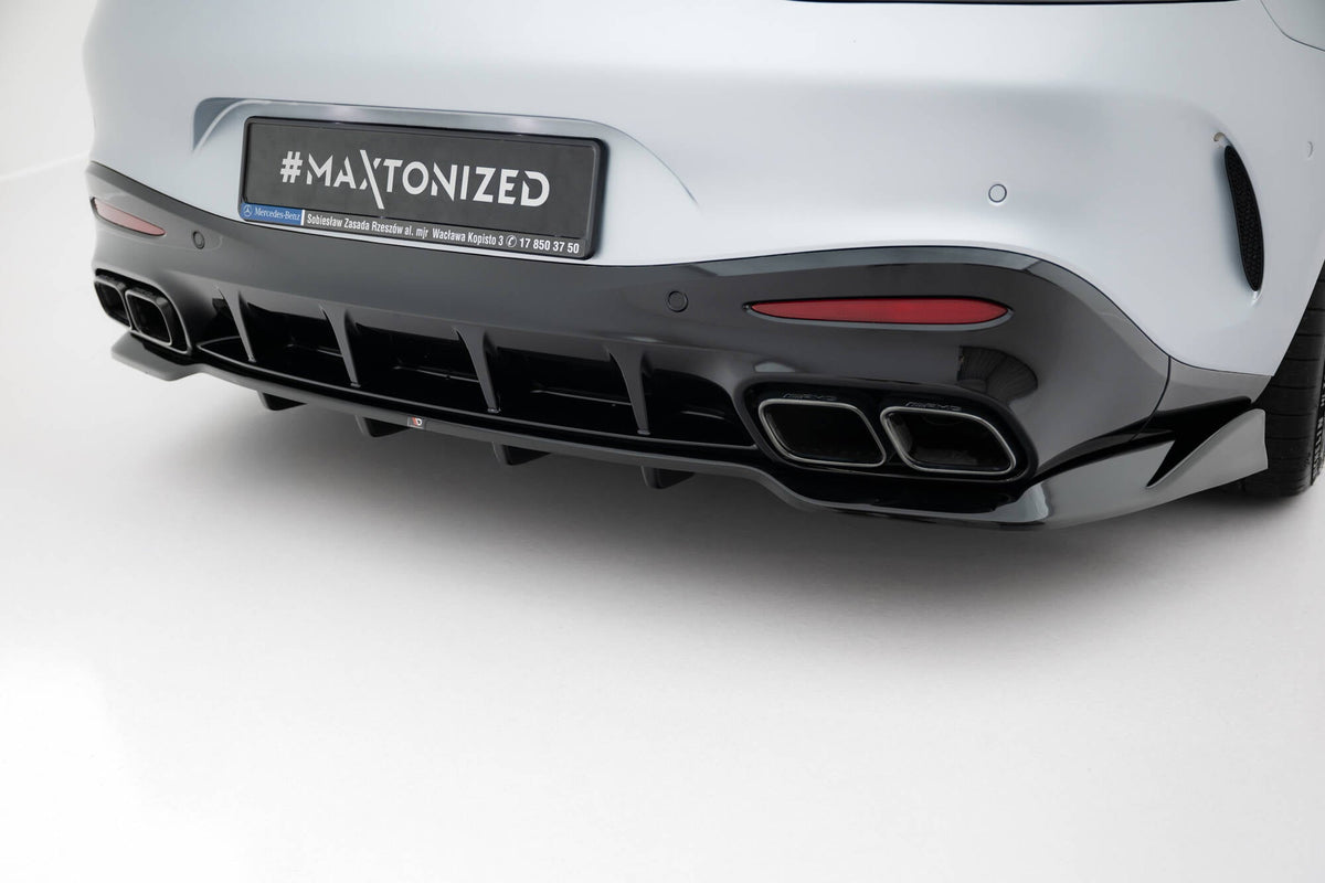 Maxton Design - Mittlerer Cup Diffusor V2 DTM Look Heck Ansatz für Mercedes - AMG GT 63 / 55 / 63 S E Performance C192 - Aerowerk.