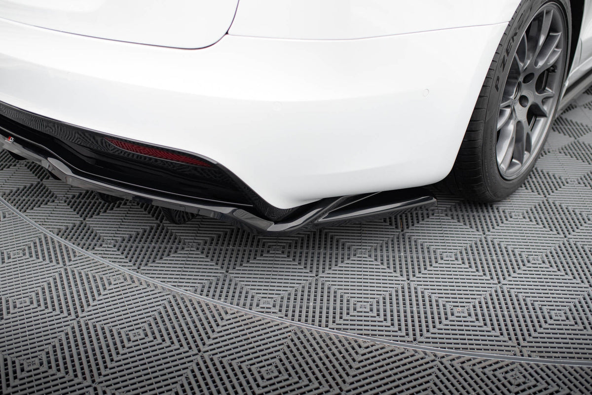 Maxton Design - Mittlerer Cup Diffusor V2 DTM Look Heck Ansatz für Tesla Model S Plaid Mk1 Facelift - Aerowerk.