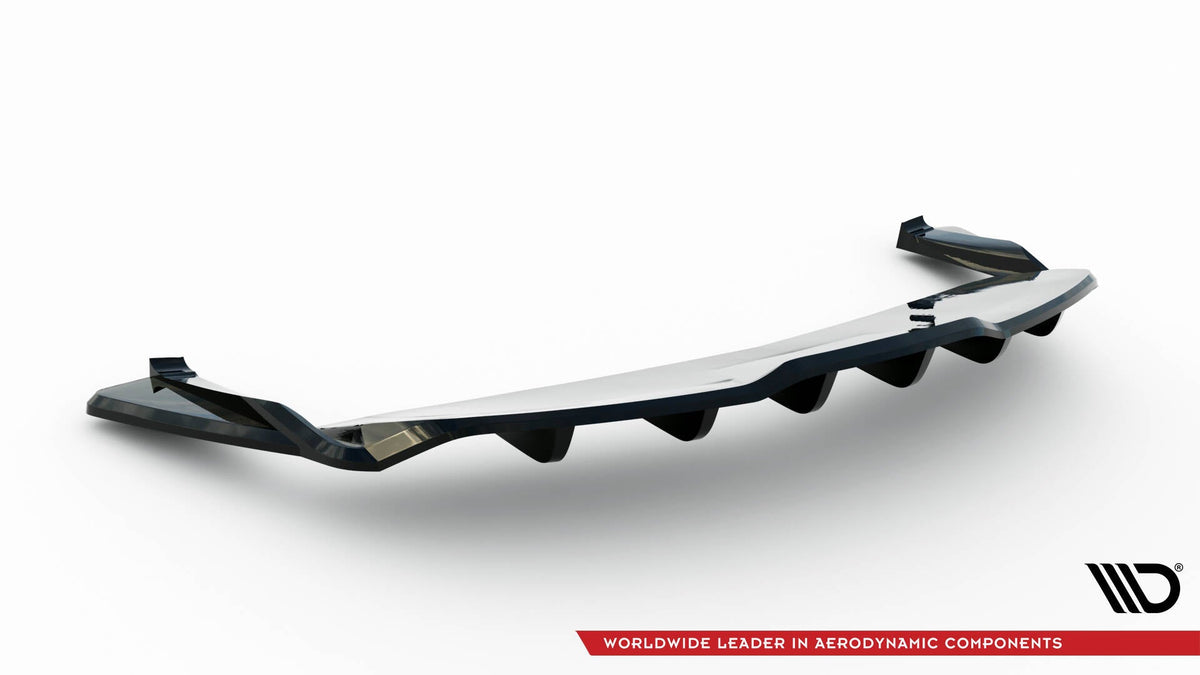 Maxton Design - Mittlerer Cup Diffusor V2 DTM Look Heck Ansatz für Tesla Model S Plaid Mk1 Facelift - Aerowerk.