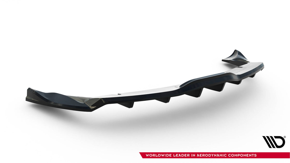Maxton Design - Mittlerer Cup Diffusor V2 DTM Look Heck Ansatz für Tesla Model X Mk1 Facelift - Aerowerk.