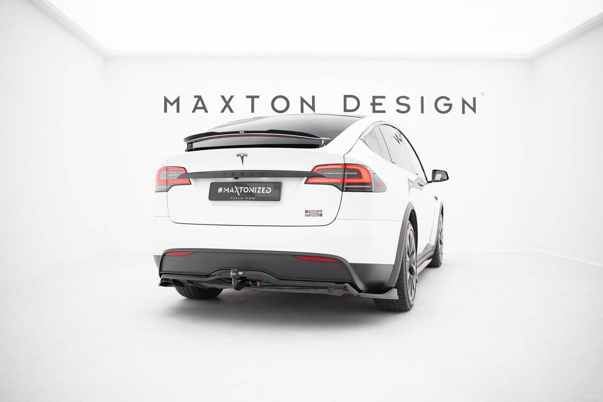 Maxton Design - Mittlerer Cup Diffusor V2 DTM Look Heck Ansatz für Tesla Model X Mk1 Facelift - Aerowerk.