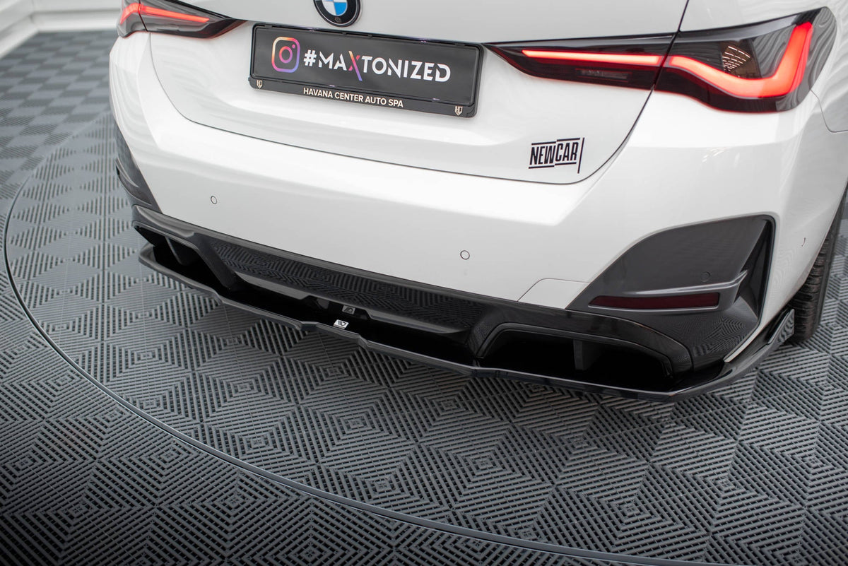 Maxton Design - Mittlerer Cup Diffusor V.2 Heckansatz für BMW i4 M - Paket G26 - Aerowerk.