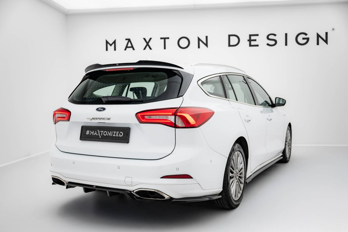 Maxton Design - Mittlerer Diffusor Heck Ansatz DTM Look für Ford Focus Vignale Kombi Mk4 - Aerowerk.