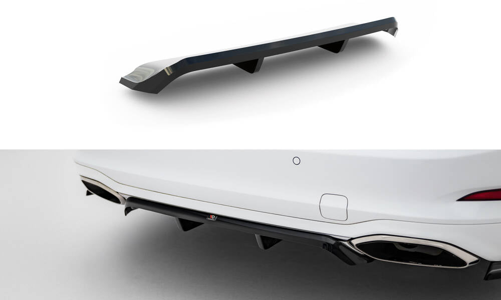 Maxton Design - Mittlerer Diffusor Heck Ansatz DTM Look für Ford Focus Vignale Kombi Mk4 - Aerowerk.