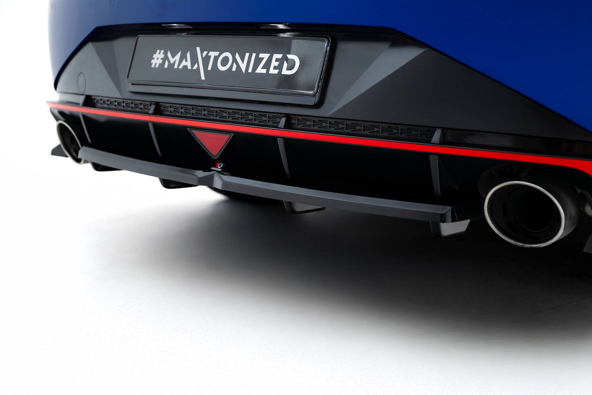 Maxton Design - Mittlerer Diffusor Heck Ansatz DTM Look für Hyundai Elantra N Mk7 - Aerowerk.