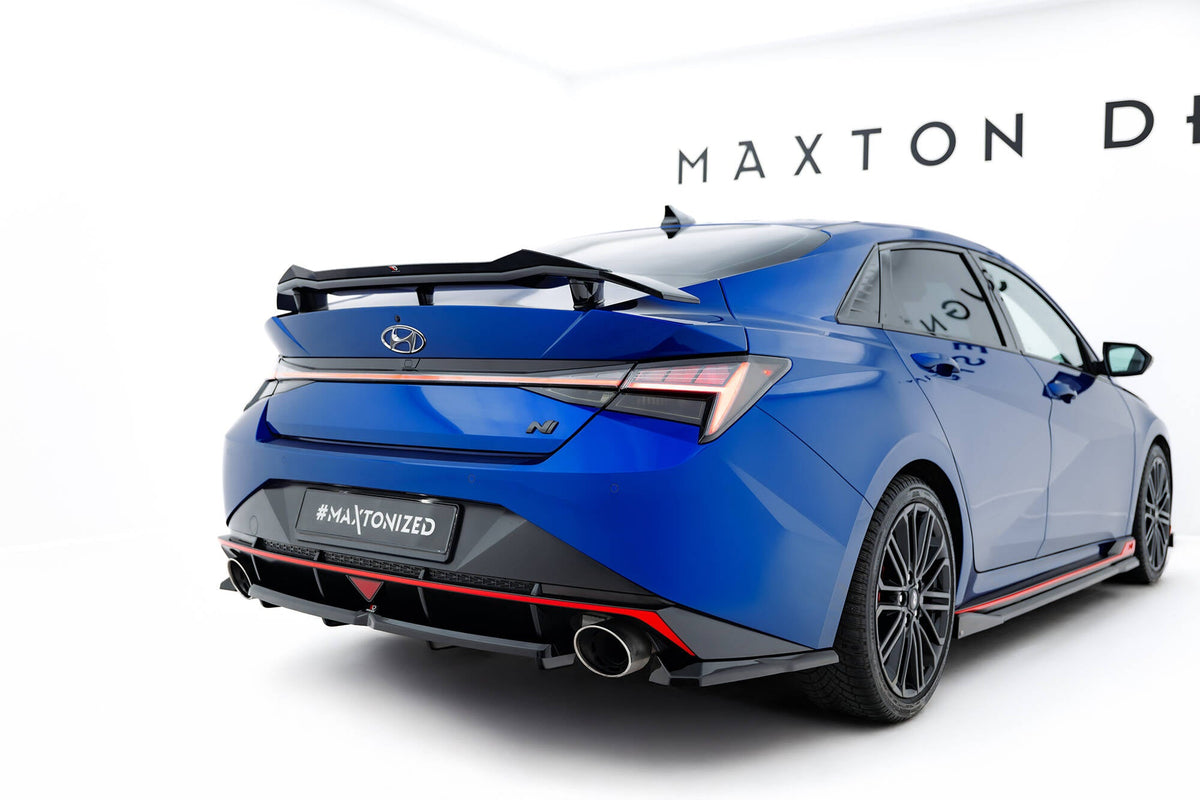 Maxton Design - Mittlerer Diffusor Heck Ansatz DTM Look für Hyundai Elantra N Mk7 - Aerowerk.
