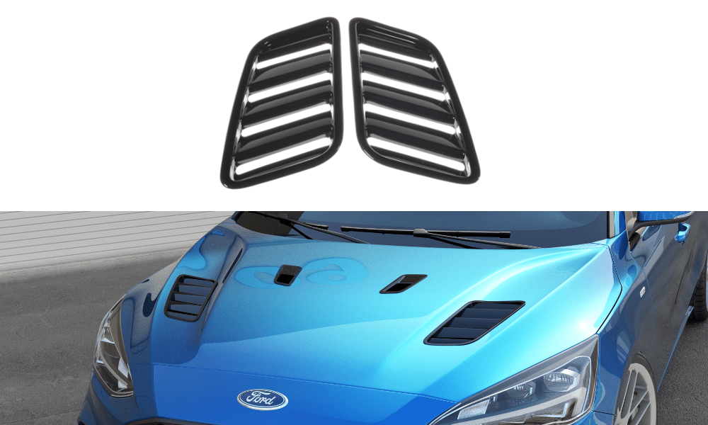 Maxton Design - Motorhauben Luftschlitze für Ford Focus ST - Line / ST Mk4 (Groß) - Aerowerk.