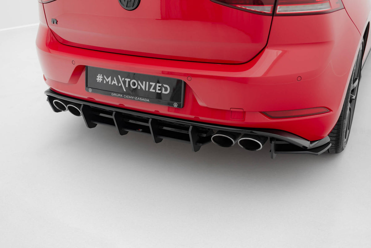Maxton Design - Robuste Racing Diffusor für VW Golf R Mk7 Facelift - Aerowerk.