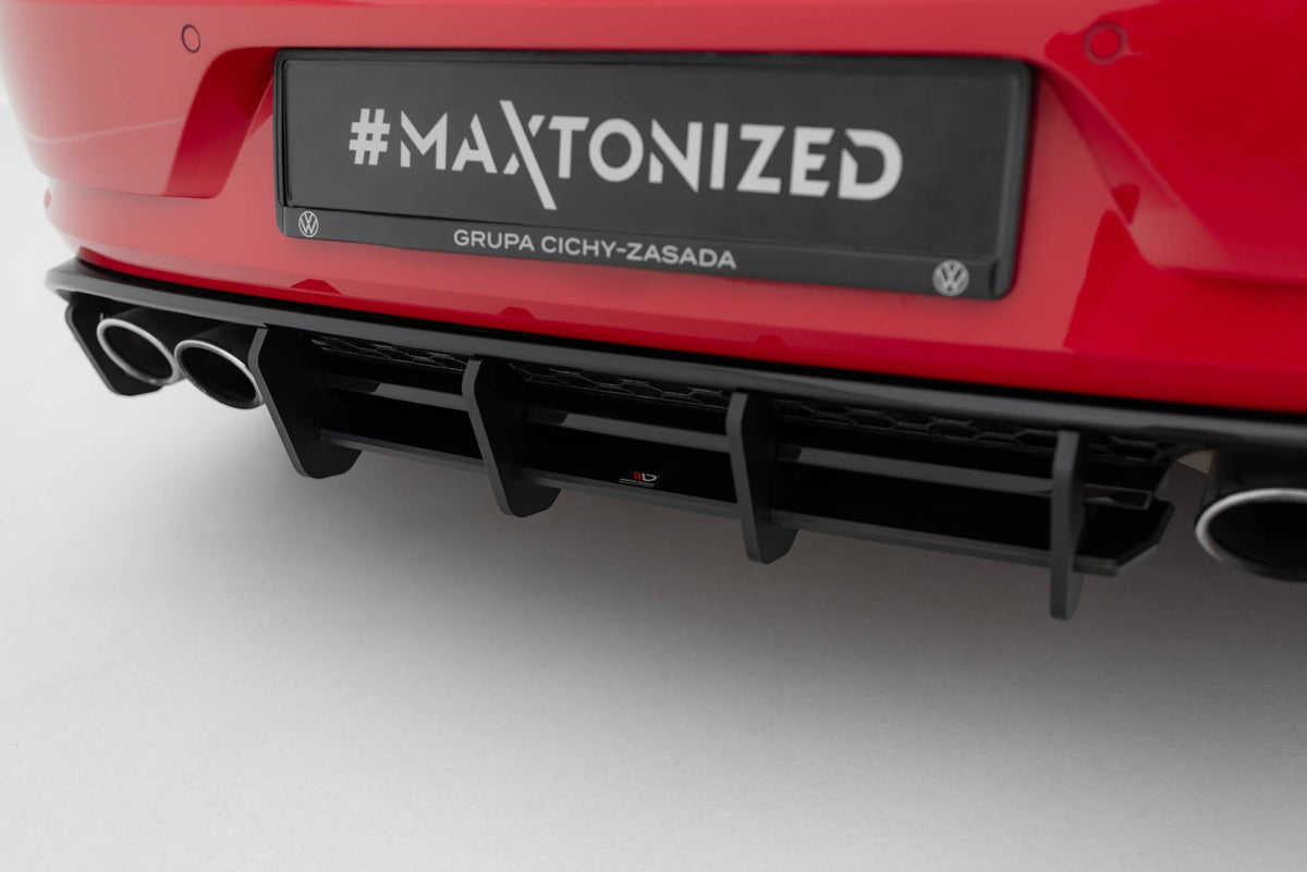 Maxton Design - Robuste Racing Diffusor für VW Golf R Mk7 Facelift - Aerowerk.