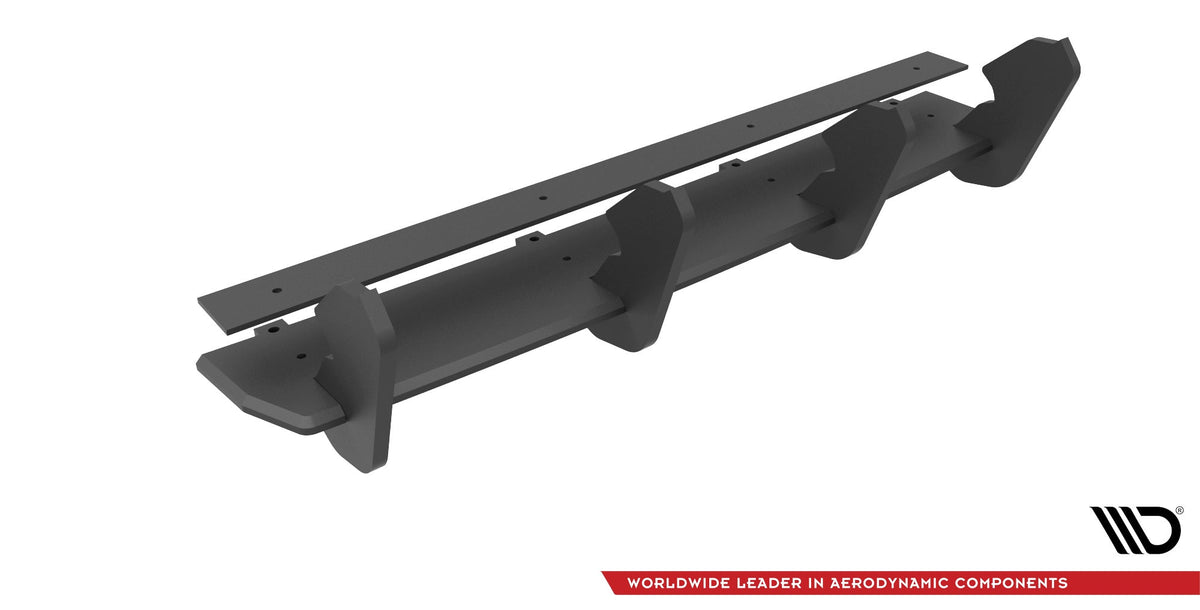 Maxton Design - Robuste Racing Diffusor für VW Golf R Mk7 Facelift - Aerowerk.