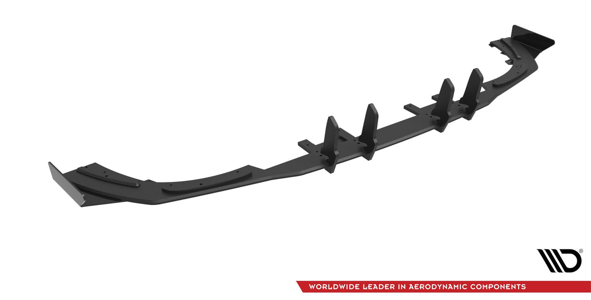 Maxton Design - Robuste Racing Diffusor Heck Ansatz + Flaps für Mercedes A35 AMG Hatchback Aero Pack W177 - Aerowerk.