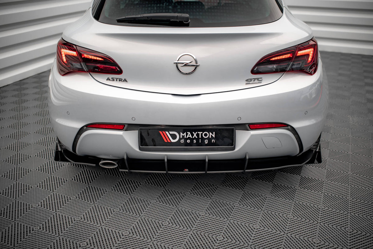 Maxton Design - Robuste Racing Diffusor Heck Ansatz + Flaps für Opel Astra GTC OPC - Line J - Aerowerk.