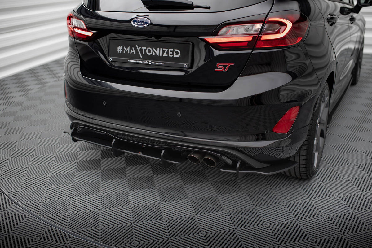 Maxton Design - Robuste Racing Diffusor Heck Ansatz für Ford Fiesta Mk8 ST - Aerowerk.