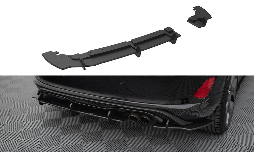 Maxton Design - Robuste Racing Diffusor Heck Ansatz für Ford Fiesta Mk8 ST - Aerowerk.