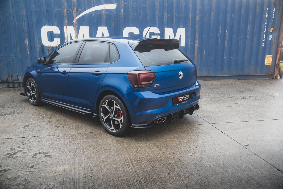 Maxton Design - Robuste Racing Diffusor Heck Ansatz für VW Polo GTI Mk6 - Aerowerk.