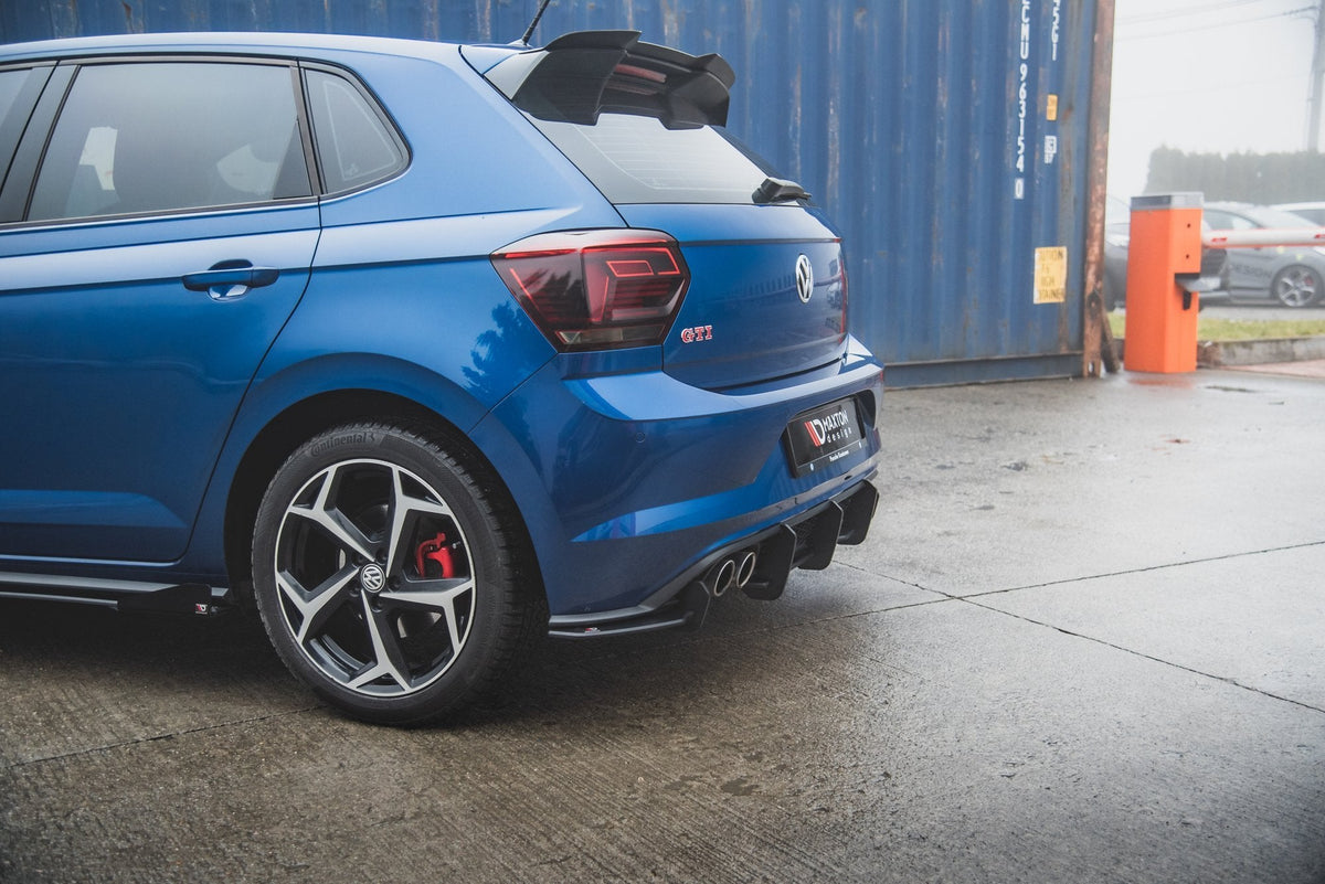 Maxton Design - Robuste Racing Diffusor Heck Ansatz für VW Polo GTI Mk6 - Aerowerk.