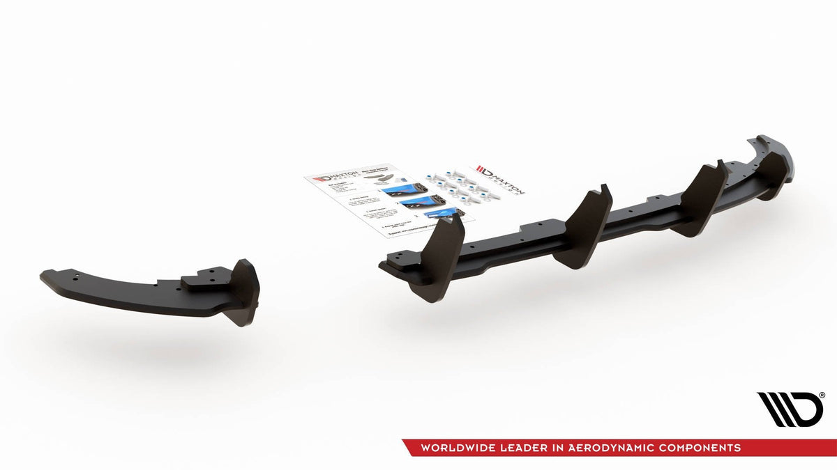 Maxton Design - Robuste Racing Diffusor Heck Ansatz für VW Polo GTI Mk6 - Aerowerk.