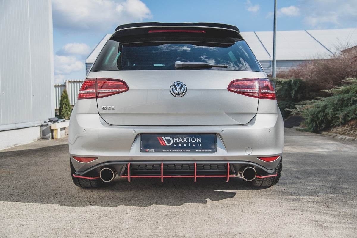 Maxton Design - Robuste Racing Diffusor V2 für VW Golf 7 GTI - Aerowerk.