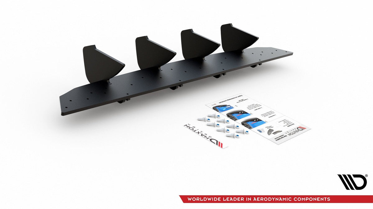 Maxton Design - Robuste Racing Diffusor V2 für VW Golf Mk8 - Aerowerk.